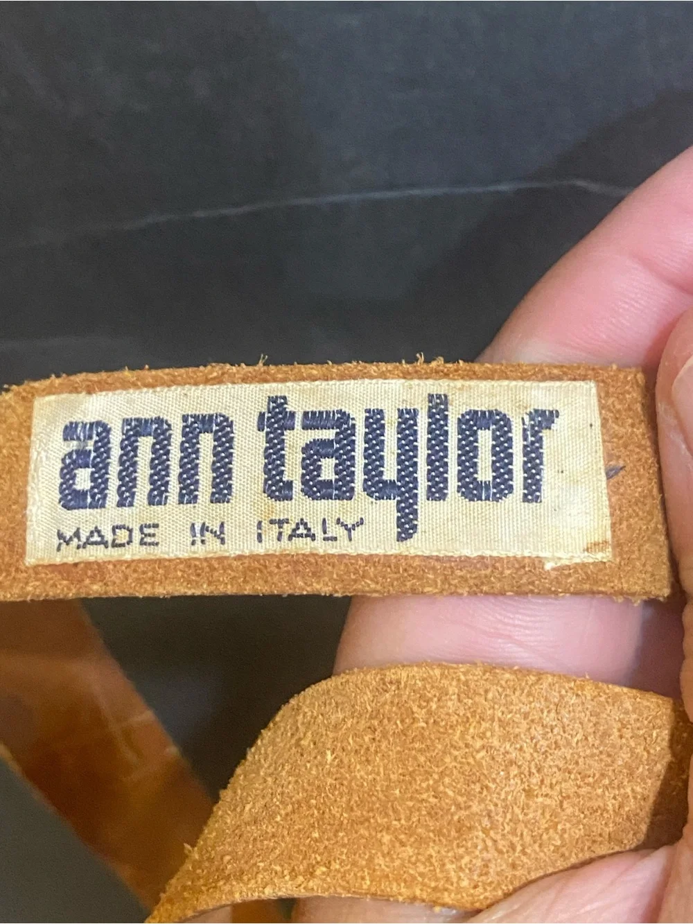 Vintage Ann Taylor Made in Italy Wicker Rattan Leather Crossbody Purse Boho